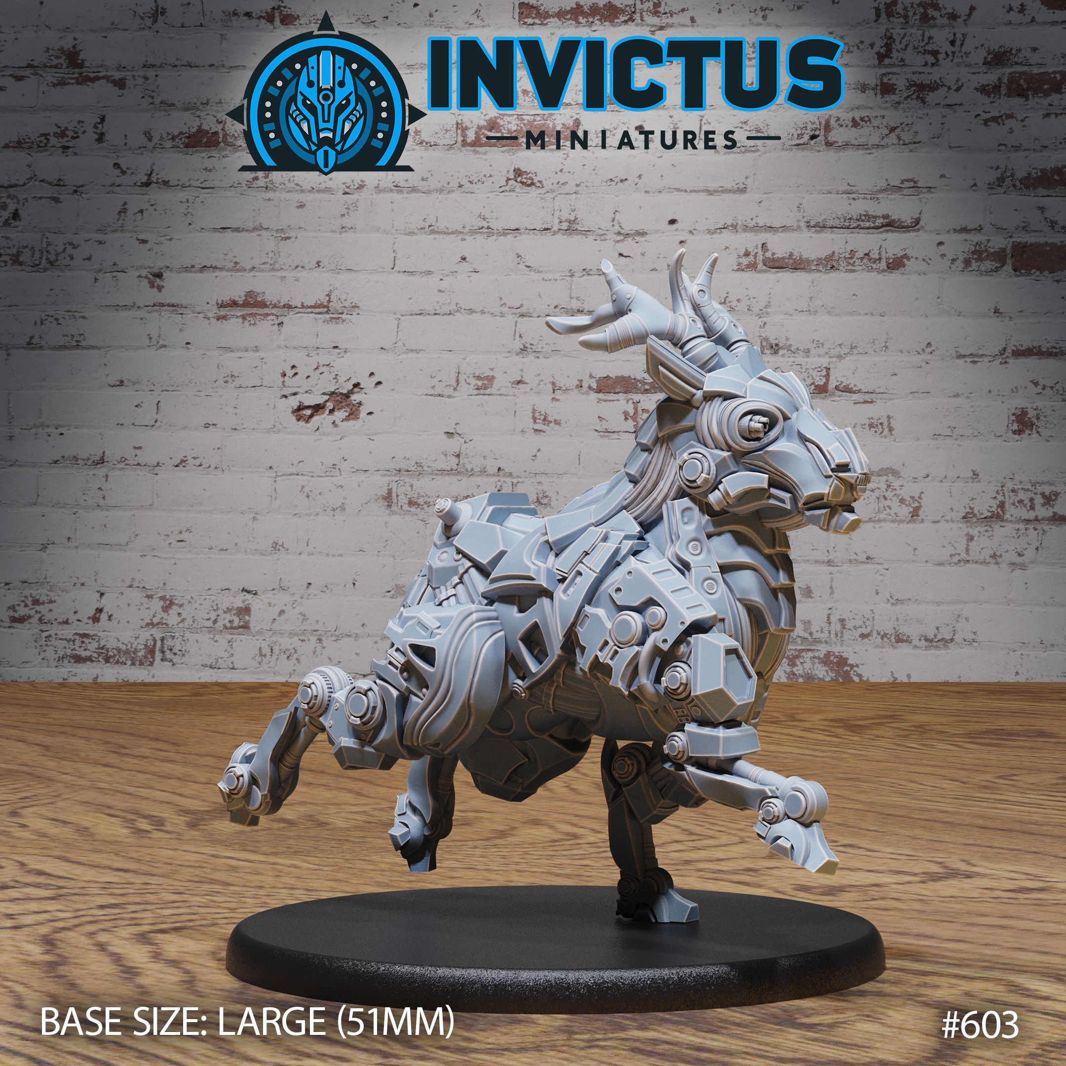 Cyber Deer Run / Steampunk Robot / Mecha Animal Construct / Steel Battle Machine / Space Infantry Monster / Cosmic Invasion Army / Cyberpunk Steam Technology / Sci-Fi Encounter